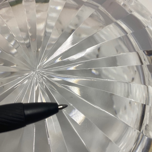 Waterford 7" Round Bowl- Bow Tie  Design - Picture 8 of 8